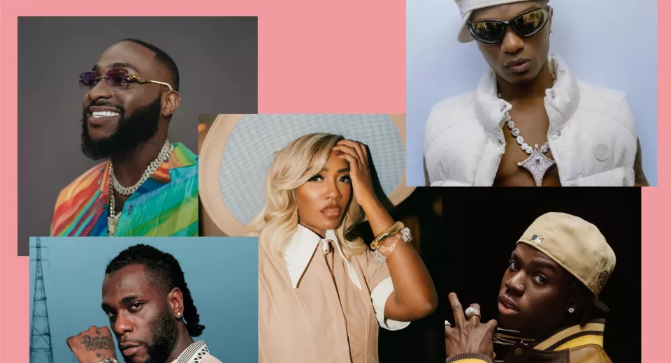 image for:Compare net worth of top Afrobeats musicians and their earnings.